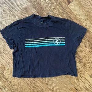 Volcom xs graphic crop T-shirt